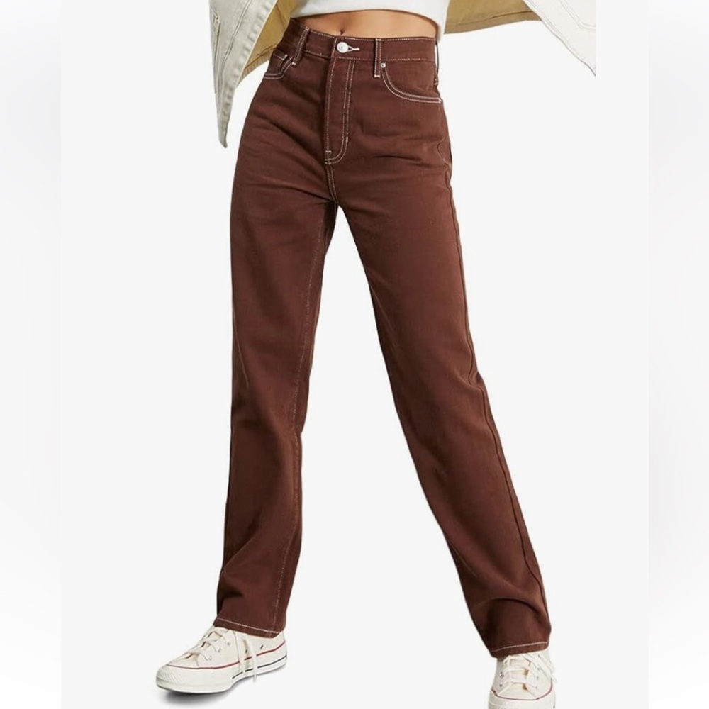 NWOT PacSun Dad Jeans in Brown